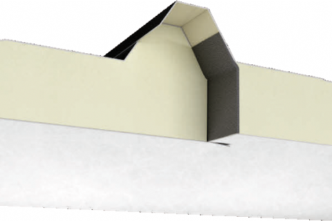 3-Rippen-GFK-Dachplatte