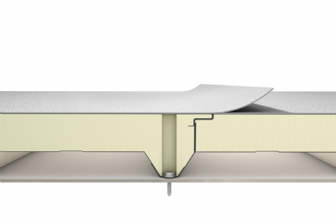 5-Rippen-Laminatmembran-Dachplatte